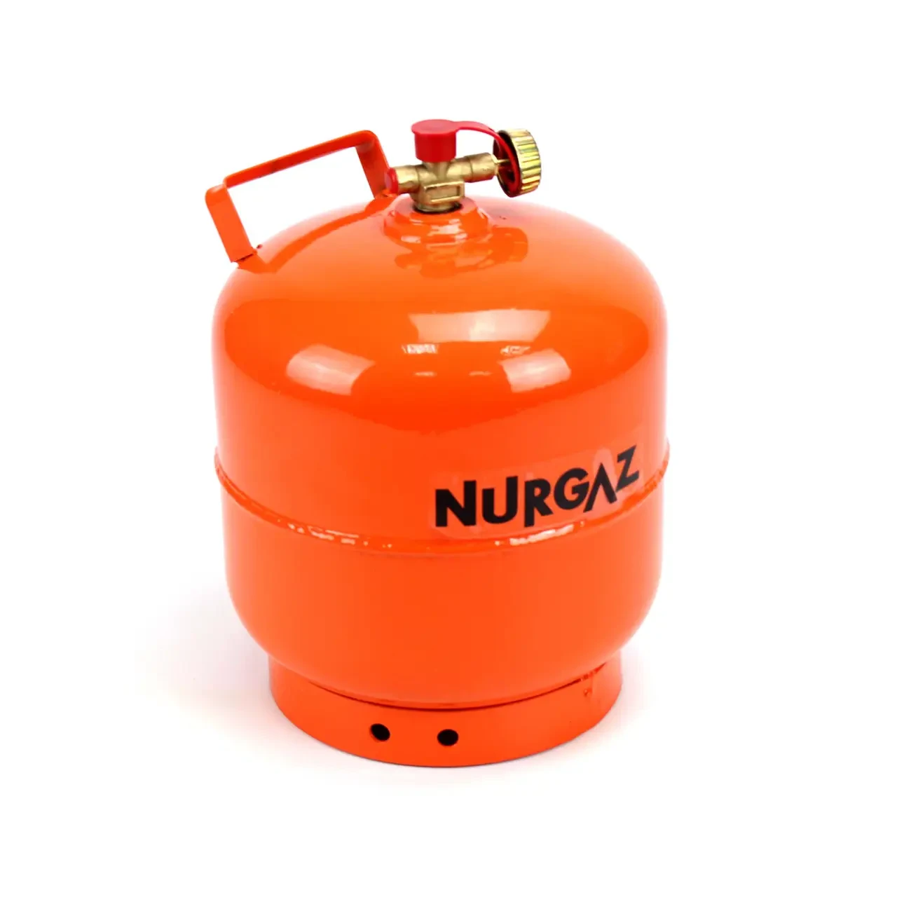Газовий балон туристичний NURGAZ з пальником 8L Orange (3_02877)