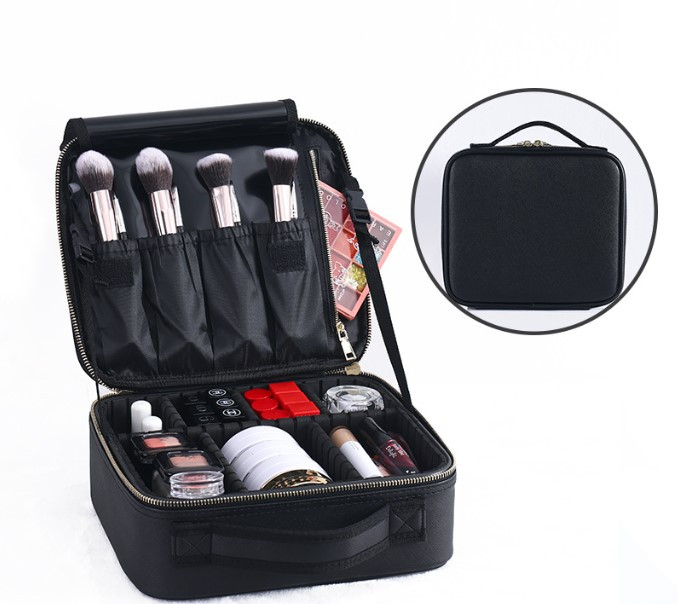 Кейс-органайзер для косметики дорожный Beauty box Light черный