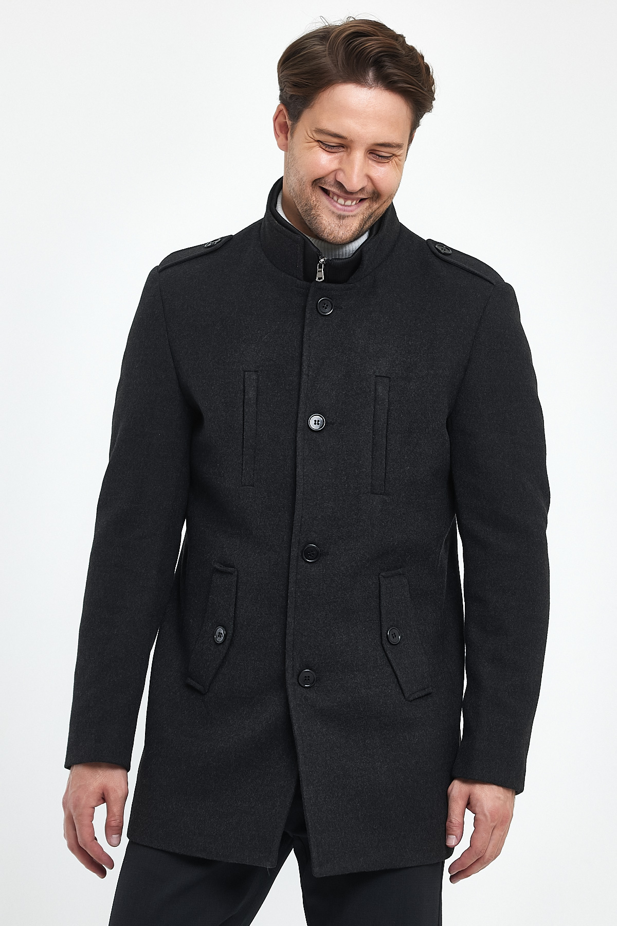 Пальто Trend Collection 9678 Серый 58 (56644)