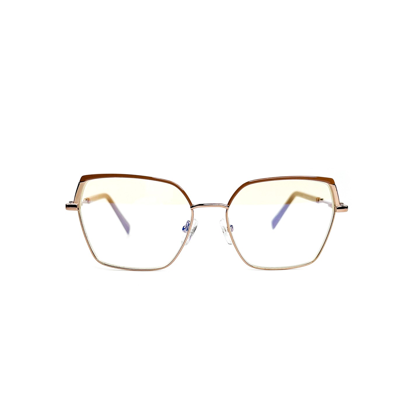 Очки для компьютера LuckyLOOK Blue Blocker Фешн-классика женские Коричнево-золотистый 713-475