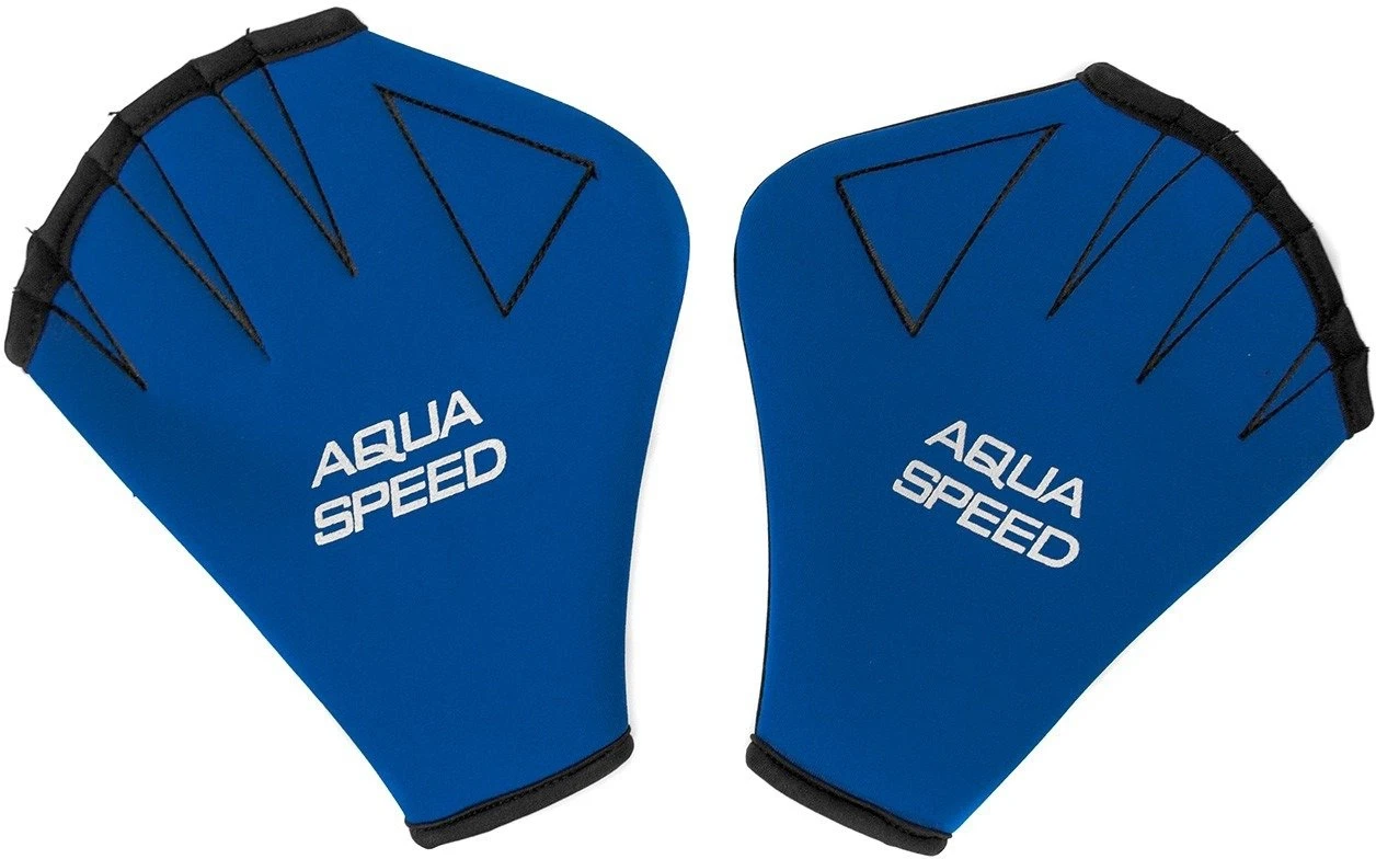 Перчатки для плавания Aqua Speed NEOPREN GLOVES 6180 (174) 24 x 19 см Синий (5908217661807)