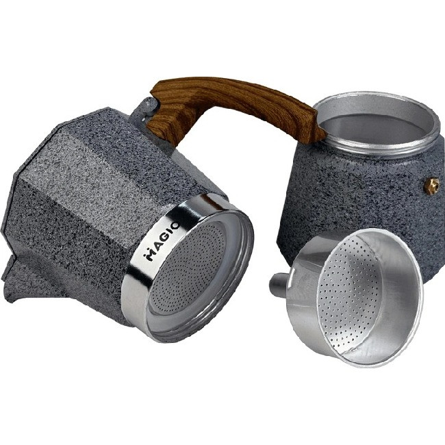Кофеварка гейзерная 150 мл MAGIO MG-1010 Grey