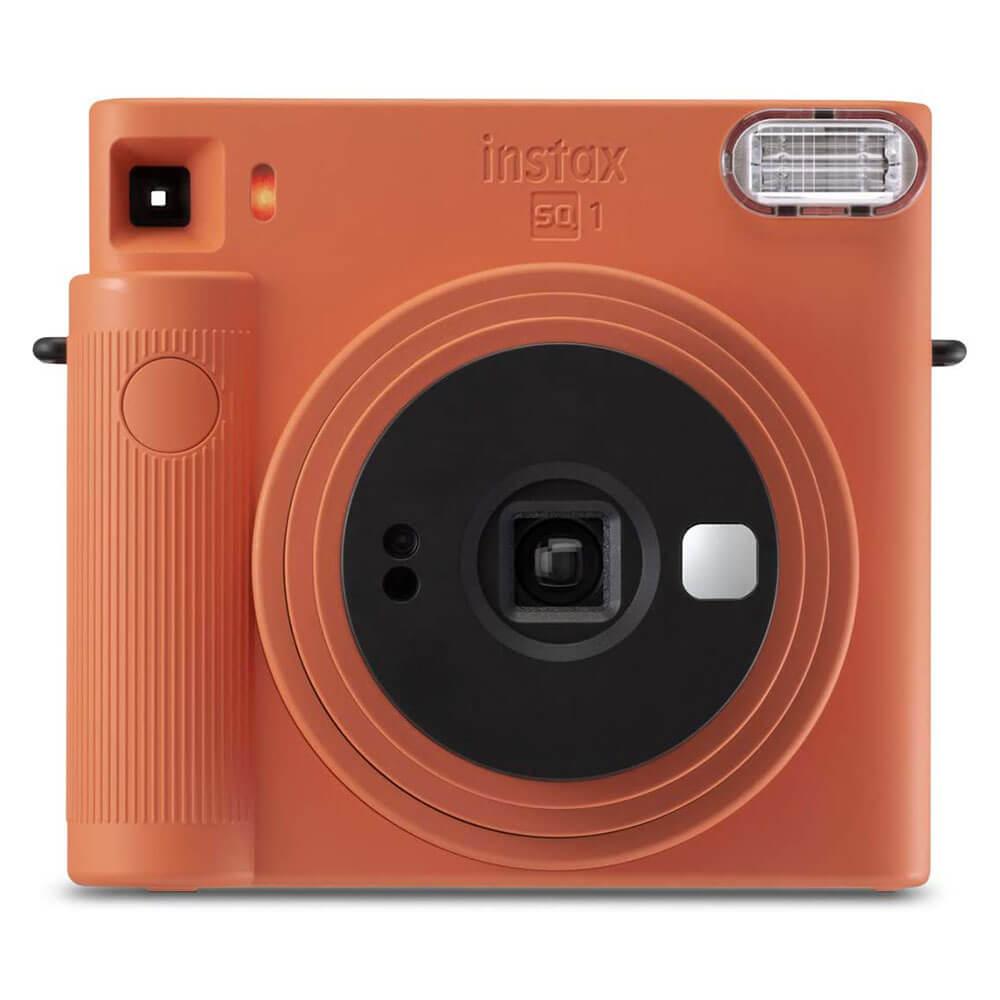 Подарочный набор фотоаппарат Fujifilm Instax Square SQ1/Фотобумага 40 шт/Чехол/Фотоальбом 80 фото Оранжевый