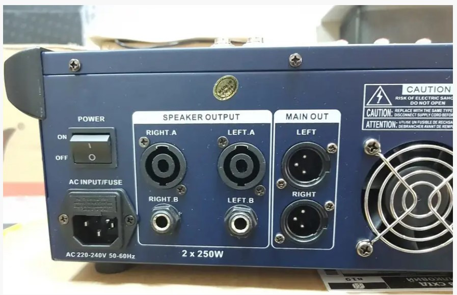 Аудио микшер звуковой пульт усилитель Mixer BT 4200D 4CH c bluetooth (1756375386)