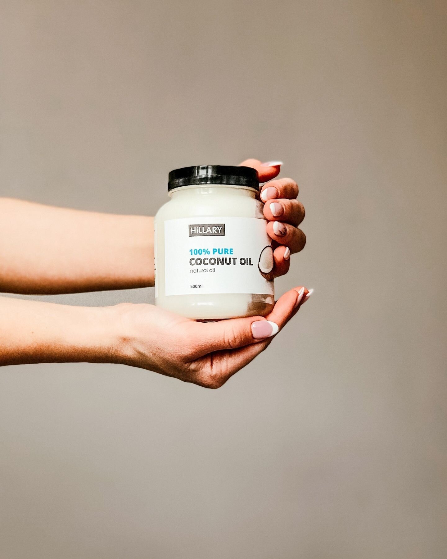 Рафінована кокосова олія HILLARY Premium Quality Coconut Oil 500 мл