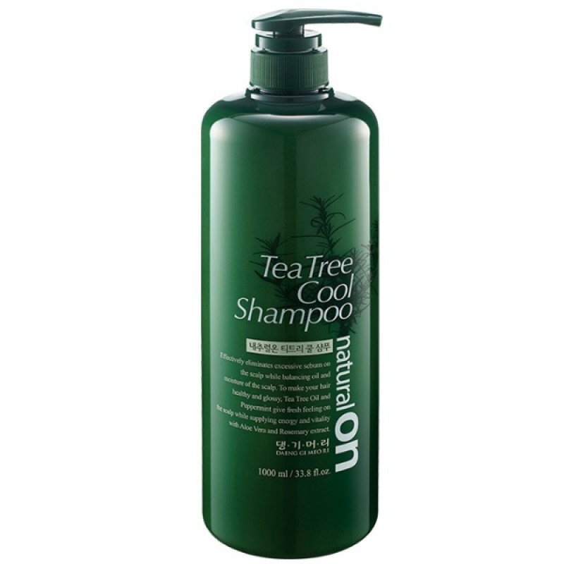 Охолоджуючий шампунь на основі чайного дерева Daeng Gi Meo Ri Naturalon Tea Tree Cool Shampoo 1000 мл (8807779086967)