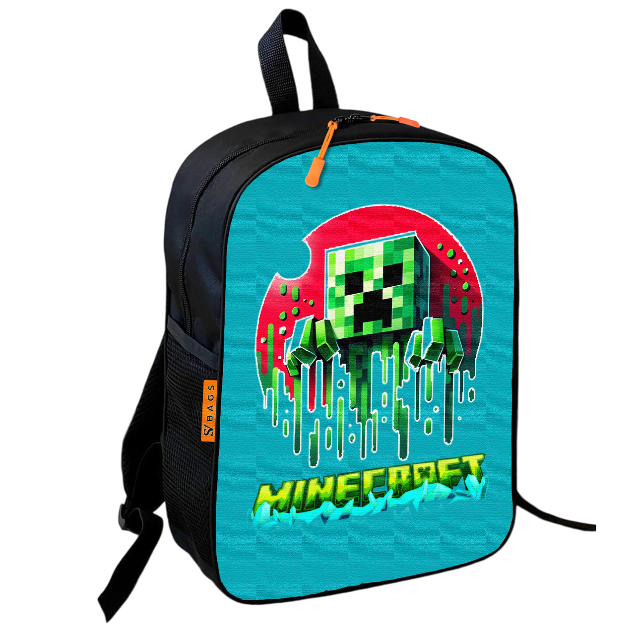 Рюкзак дитячий No Brand Крипер Minecraft 36х27х13 см
