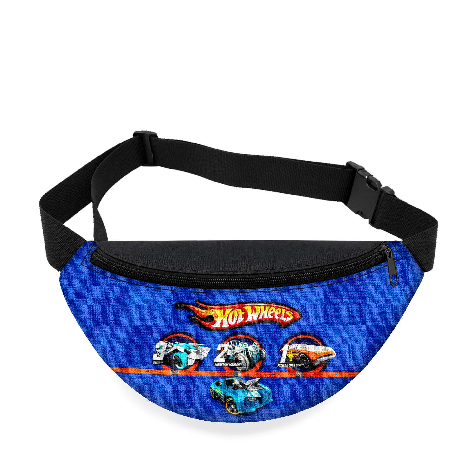 Дитяча сумка-бананка Hot Wheels 32x15x7.5 см, чорна