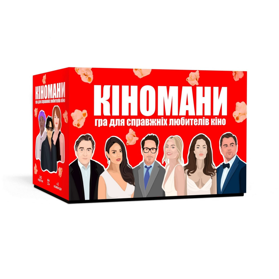 Настольная игра Киноманы MemoGames 0016MG 180 карточек