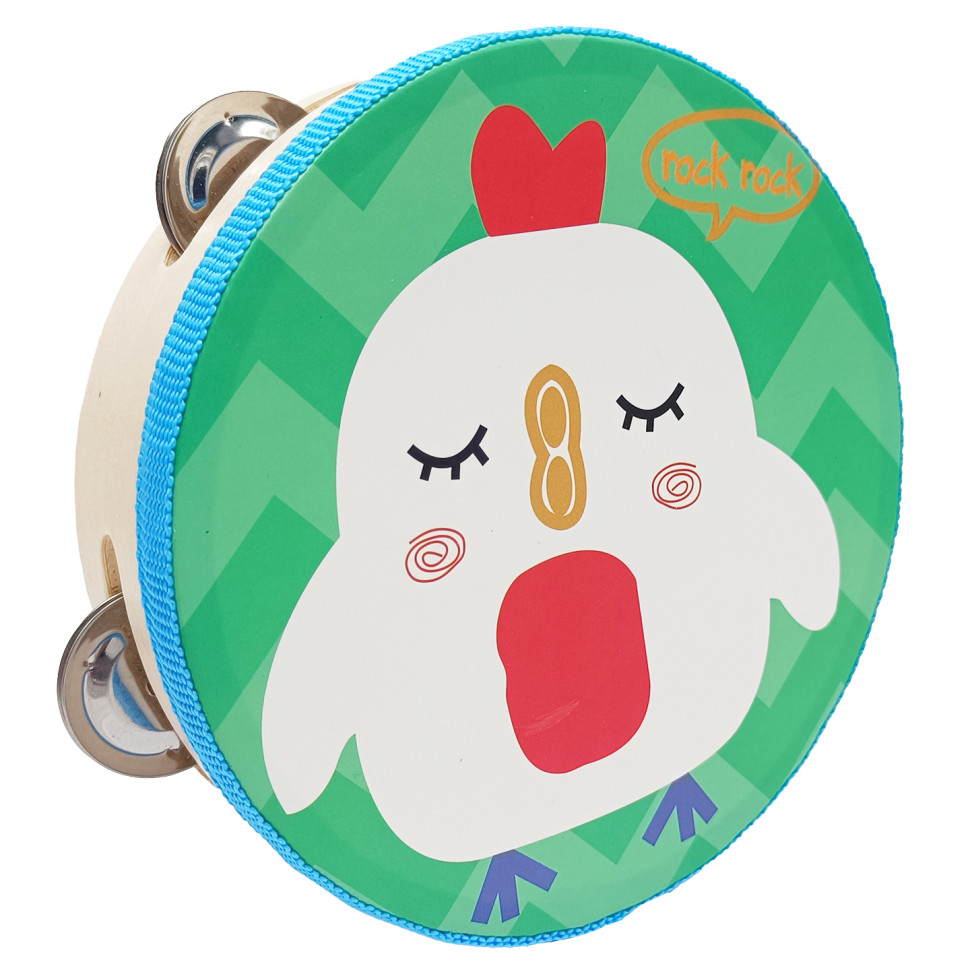 Деревянная игрушка Бубен "Птенчик" Bambi MD 0367-32 диаметр 15 см
