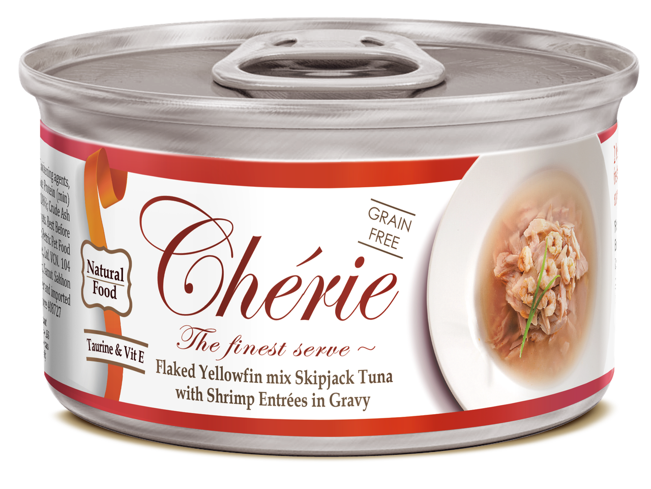 Корм влажный Cherie Signature Gravy Mix Tuna & Wild Salmon для кошек тунец и дикий лосось в соусе 80 г