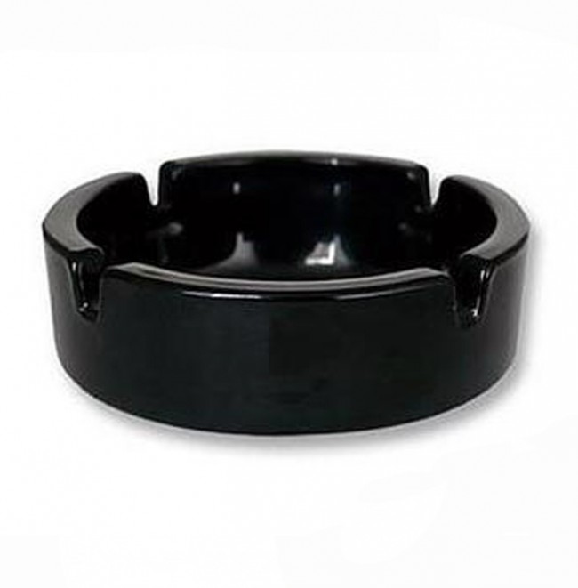 Пепельница 10,7 см 1 шт Arcoroc Stackable Black Ashtray 00187