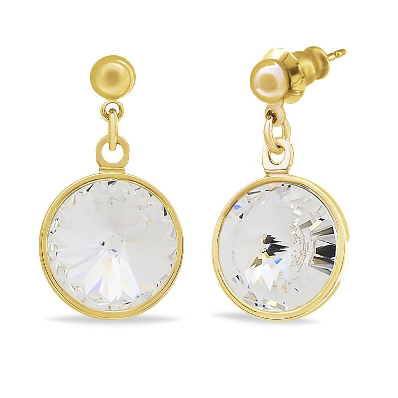 Сережки KOBI Rivoli Kolo 12 мм зі Swarovski (7740-1076-02-35)