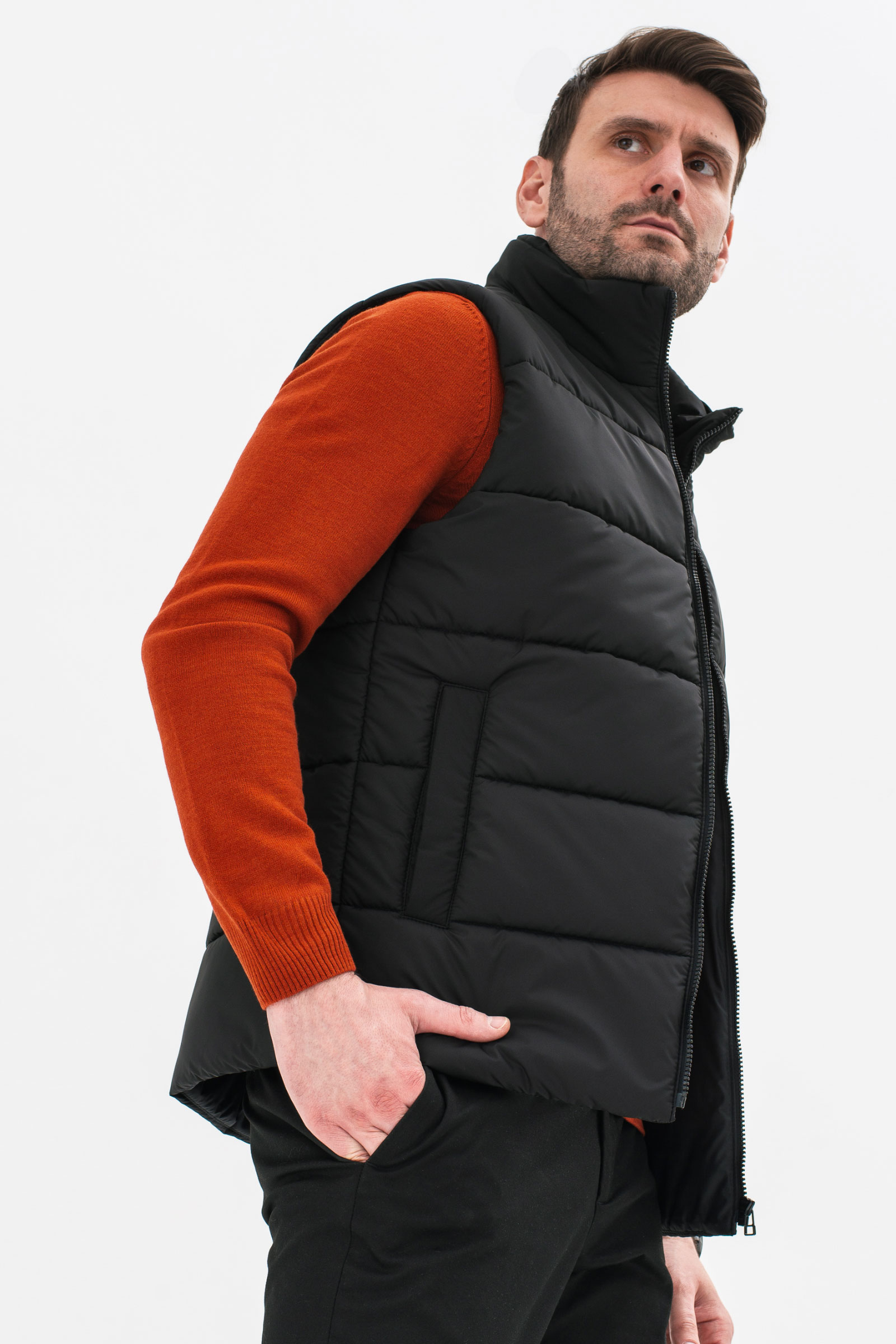 Мужская жилетка Sun's House 3XL Черный (4821461150730)