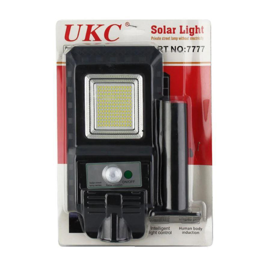 Фонарь уличный на столб с пультом UKC Solar Street Light JD S80 7777 Черный