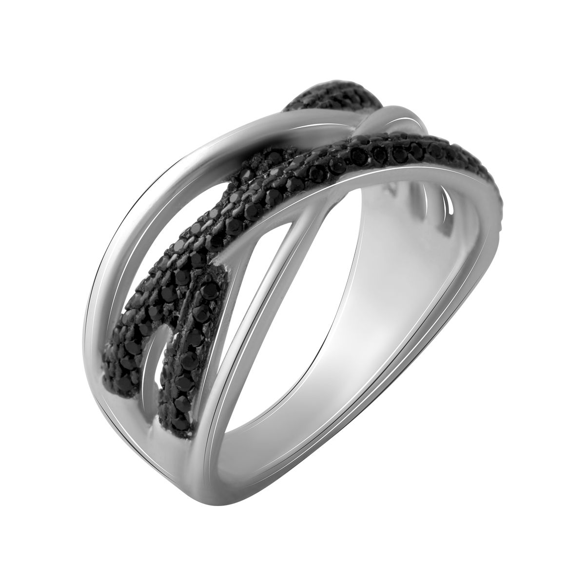 Серебряное кольцо SilverBreeze с фианитами (2067306) 16.5 размер