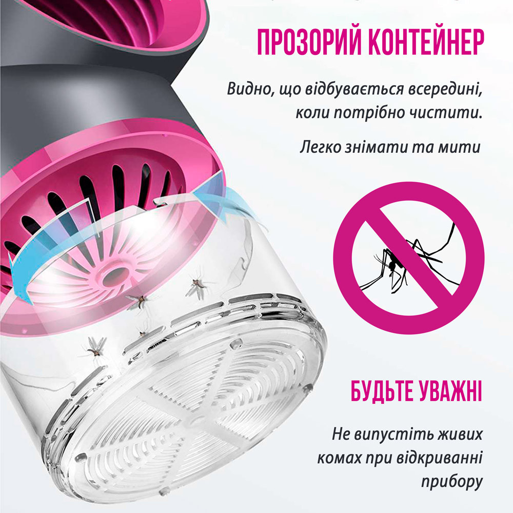 Уничтожитель комаров и насекомых Mosquito killer lamp от USB MA-41