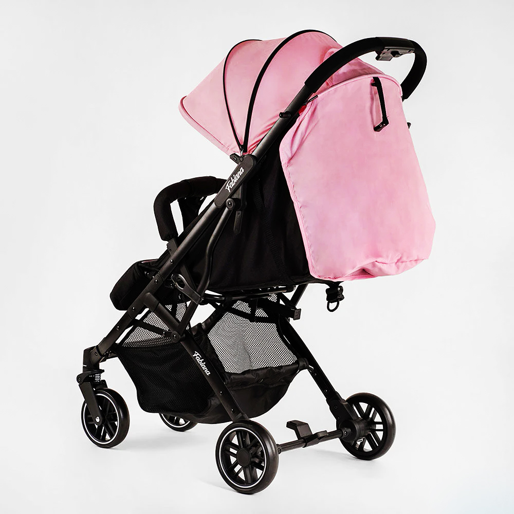 Коляска прогулочная детская JOY Fabiana 30 кг Pink and black 118439