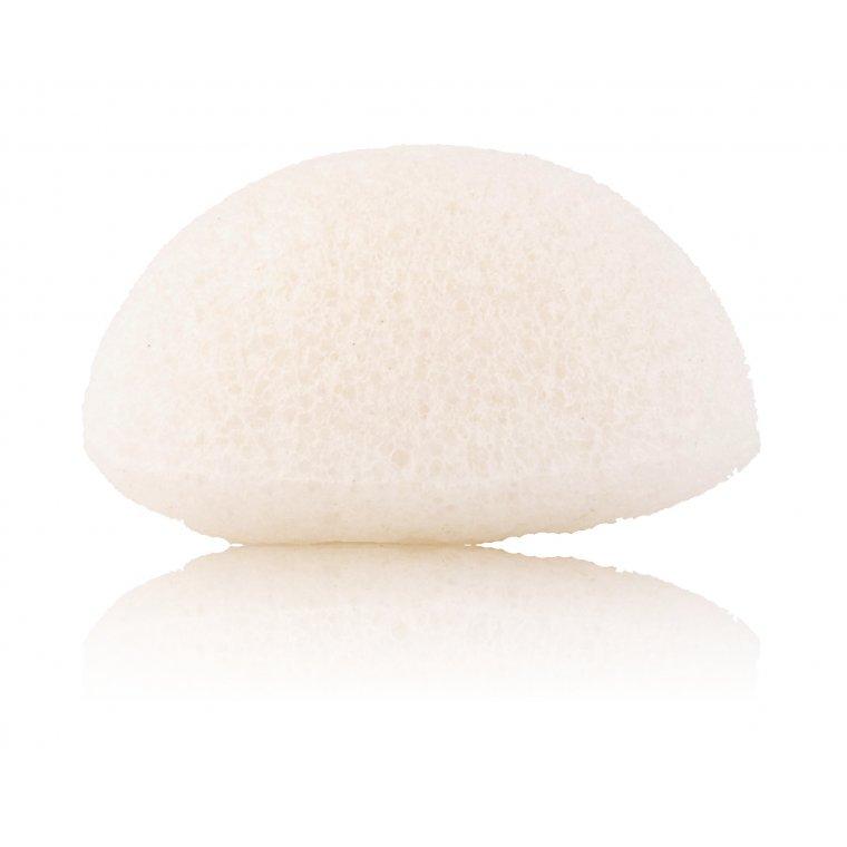 Очищающий спонж конняку с каолином Trimay White Konjac Sponge 1 шт (8809706860343)