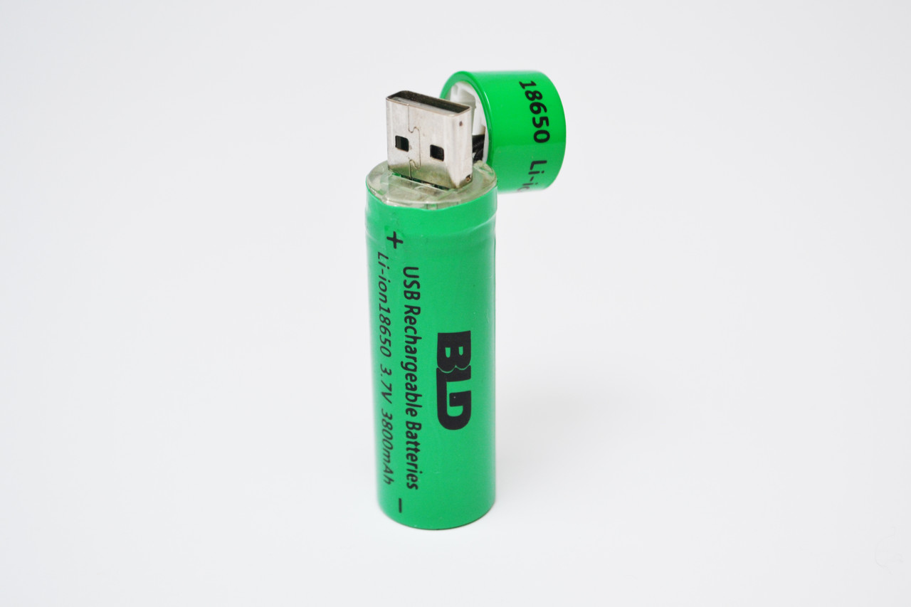 Акумуляторна батарея BLD 18650 3800 mAh 3.7V c USB (hub_np2_0402)
