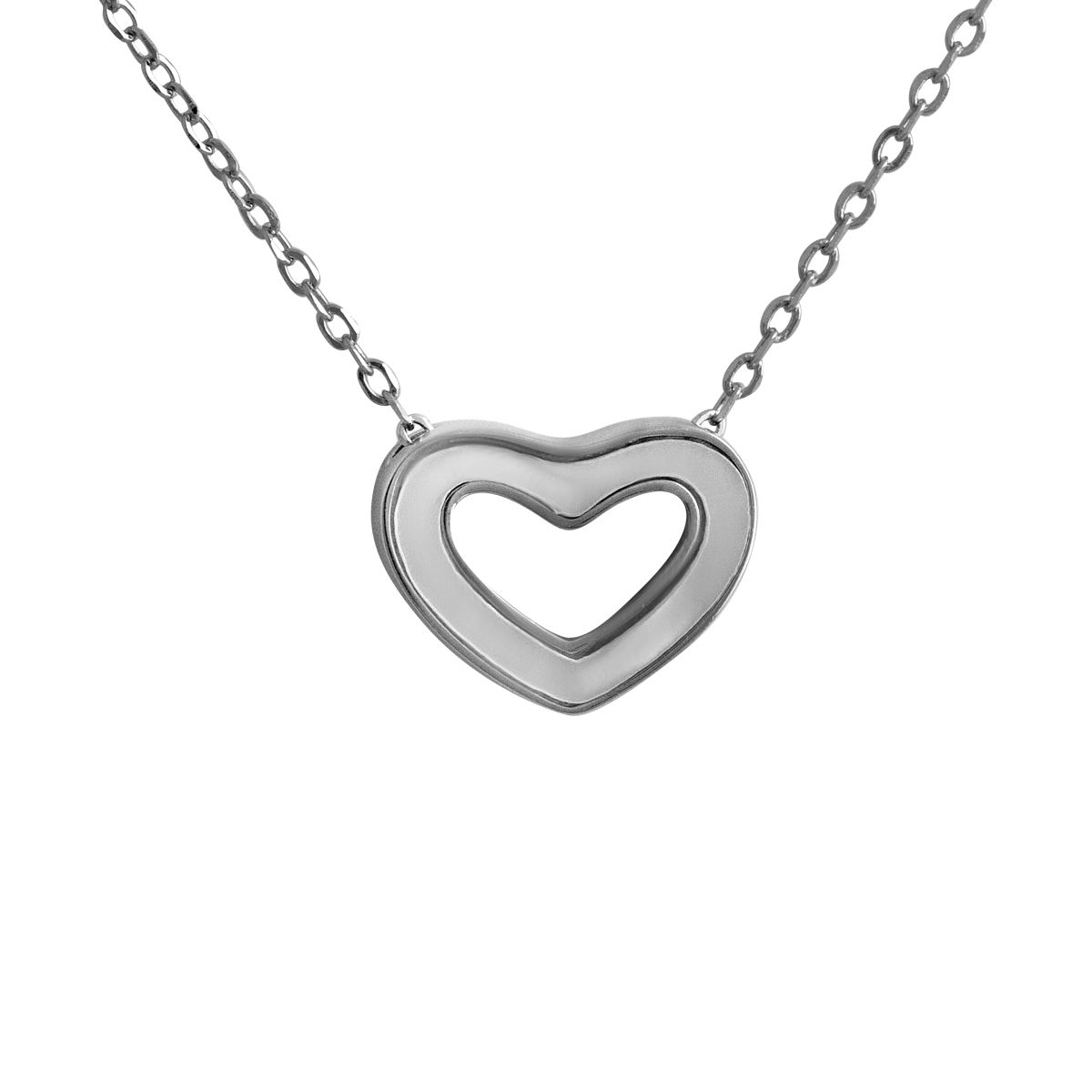 Серебряное колье SilverBreeze с натуральным перламутром (2137849) 350-400