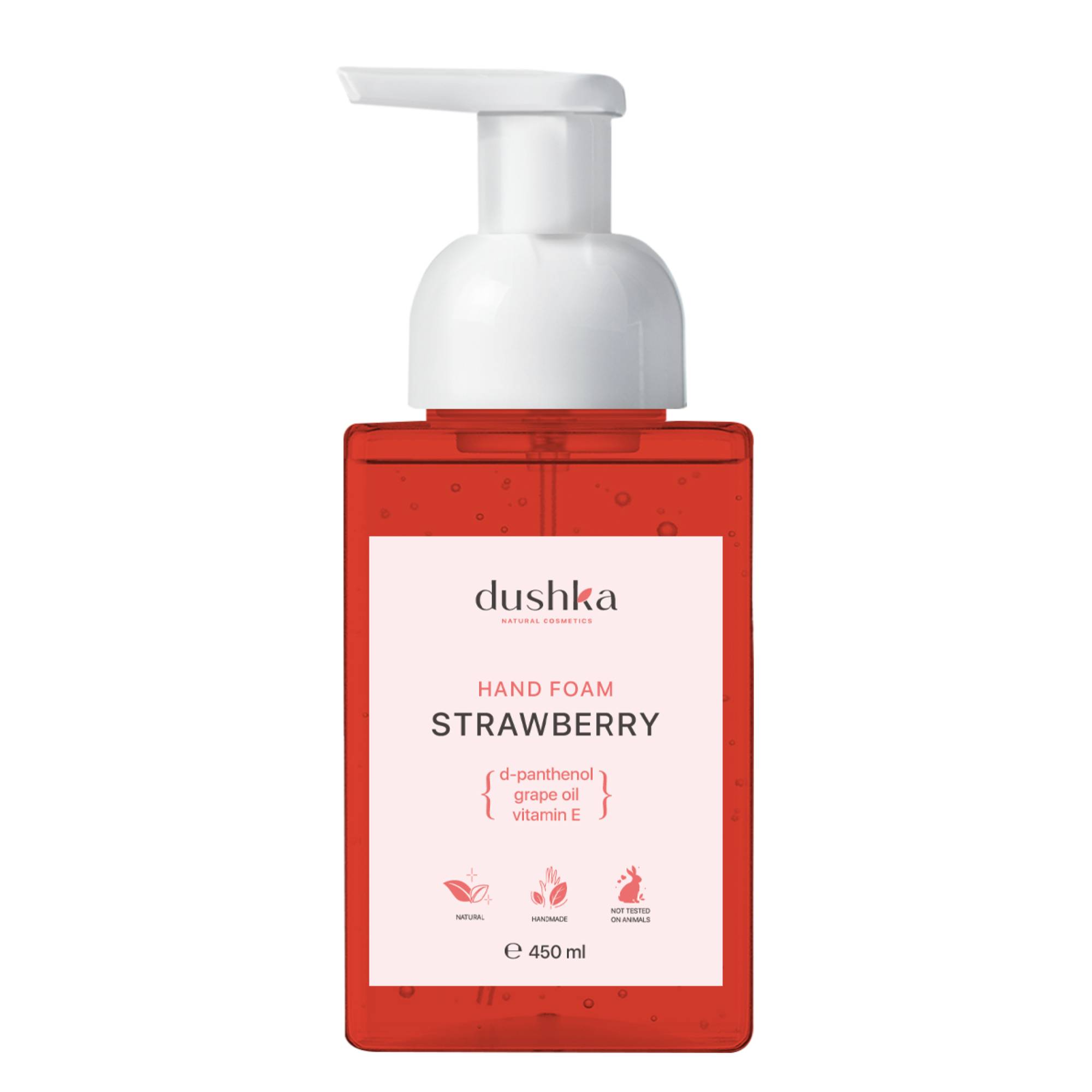 Пінка для рук Dushka Strawberry 450 мл