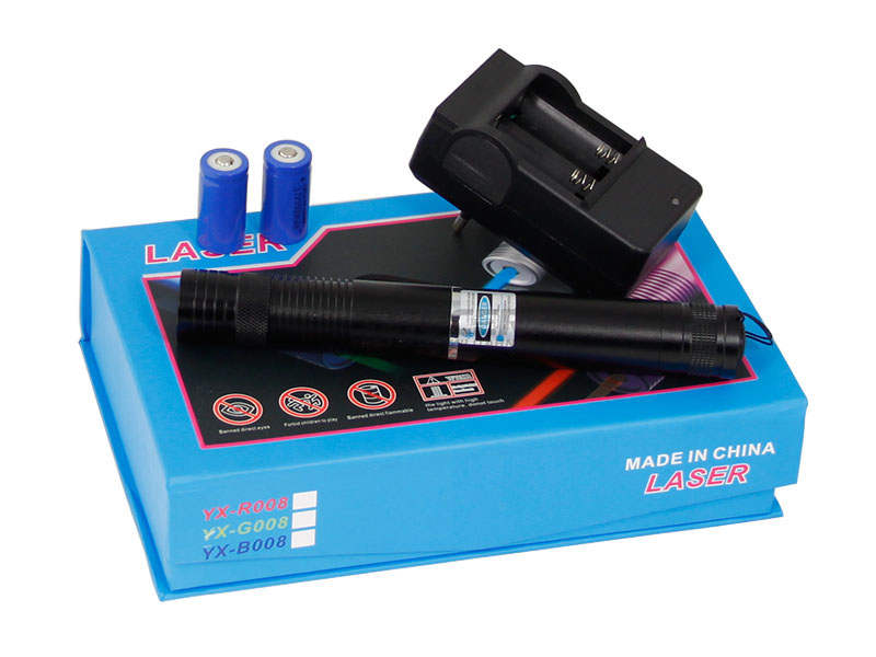 Лазерная указка Noisy YX-B008 10000mW 5 насадок Blue (hub_np2_1189)
