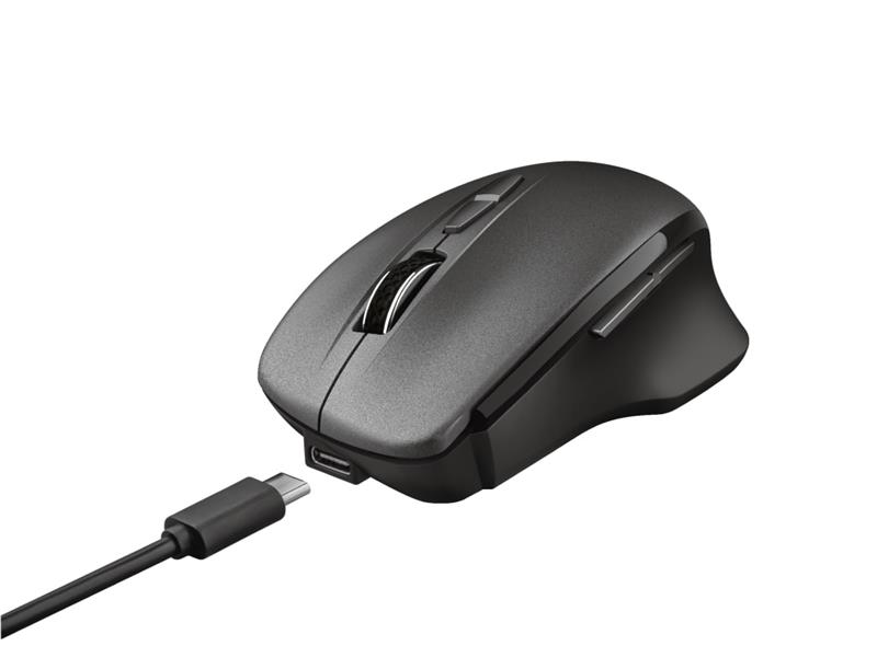 Миша бездротова Trust Themo Rechargeable Wireless (23340) Black USB