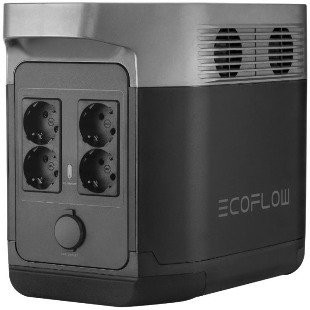 Зарядна станція EcoFlow DELTA EFDELTA1300-EU 2000 Вт 21000 мА/ч Чорно-сірий