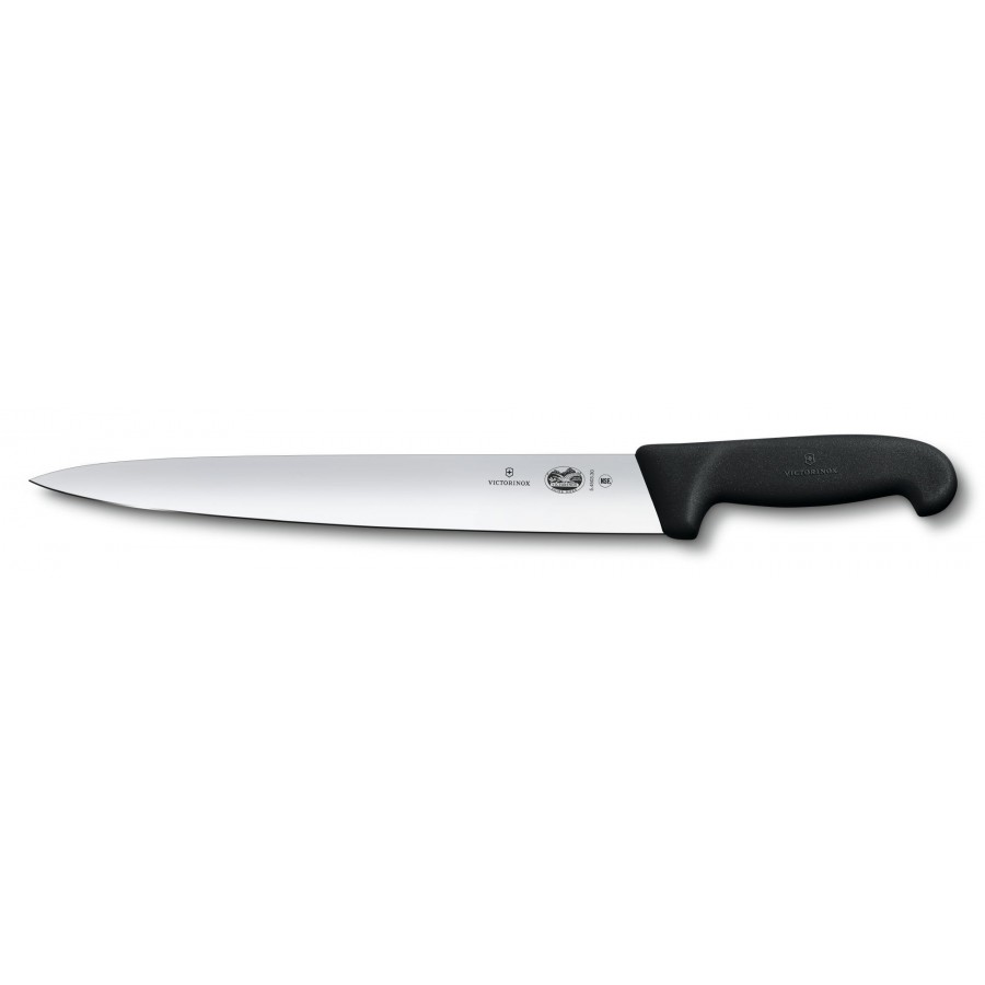 Кухонний ніж Victorinox Fibrox для нарізки 300 мм Чорний (5.4503.30)