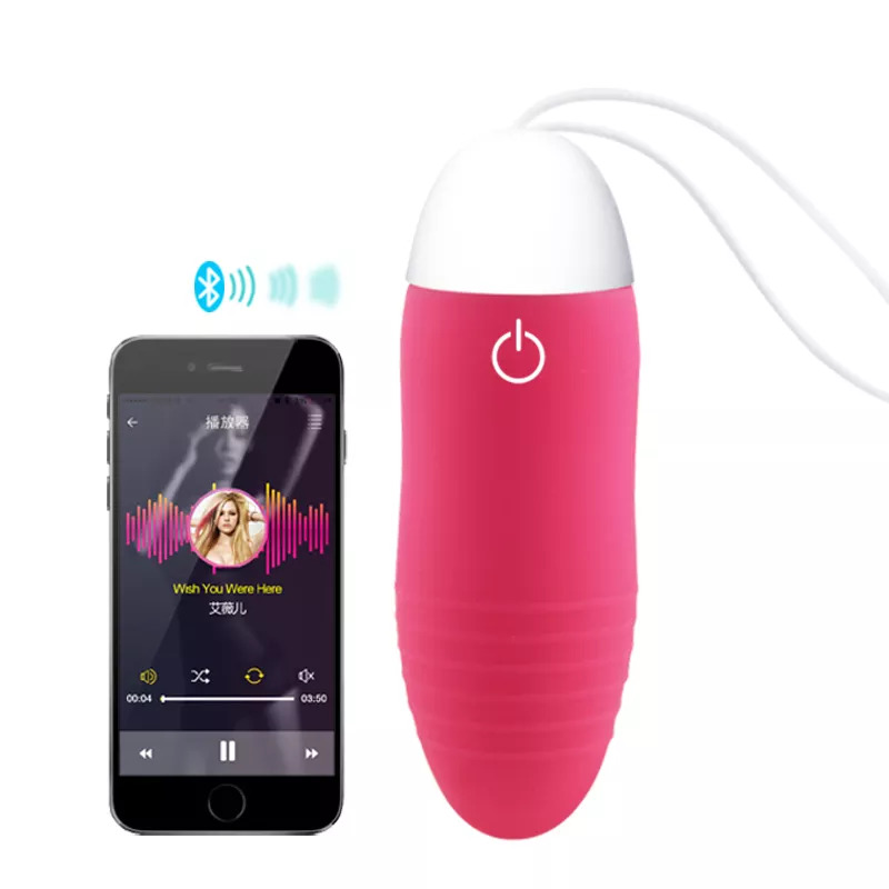 Вібротренажер We Love червоного кольору з керуванням по Bluetooth