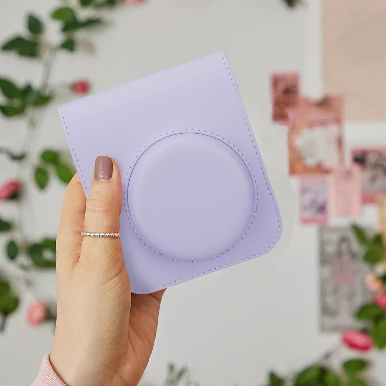 Набор аксессуаров для камеры Instax Mini 12 Fujifilm Чехол и Фотоальбом на 108 фото Фиолетовый (2310363482)