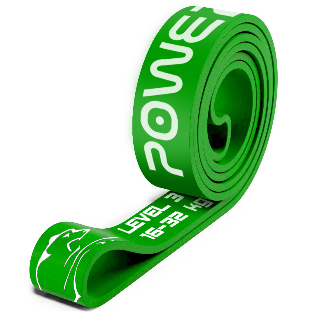 Резина для тренировок PowerPlay 4115 16-32 kg Green
