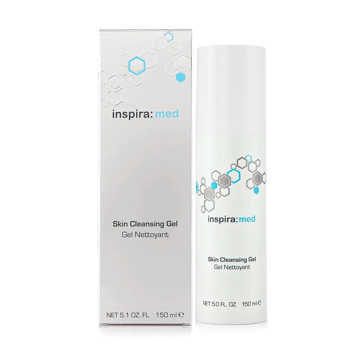 Гель очищаючий для всіх типів шкіри Inspira:cosmetics Med Skin Cleansing Gel 150 мл (4251059310015)