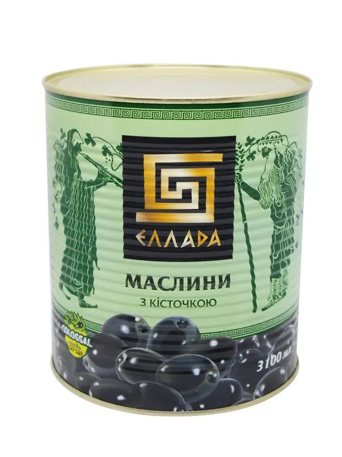 Маслины с косточкой Ellada Colossal 3100 мл