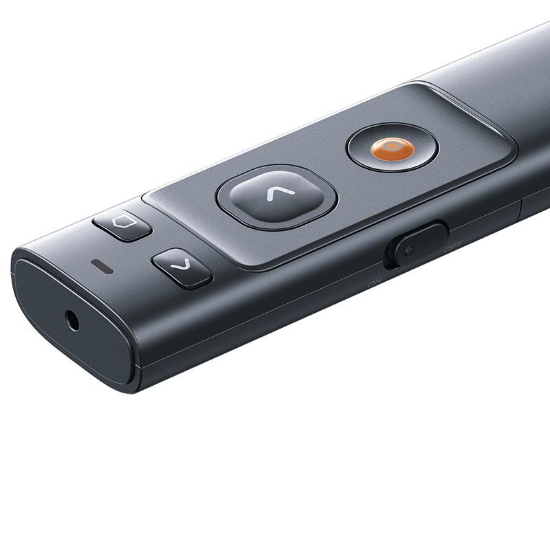 Пульт для презентацій Baseus Orange Dot Wireless Presenter ACFYB-BOG Сірий