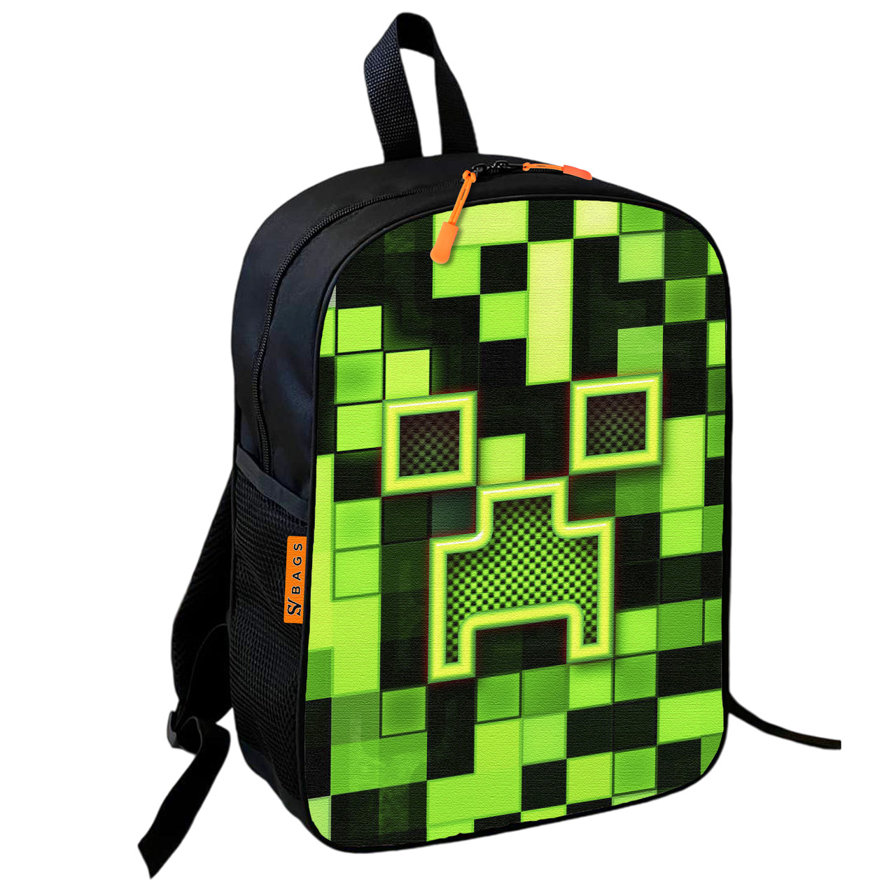 Дитячий шкільний рюкзак Minecraft Кріпер, 36×27×13 см, водонепроникний — арт. 2386296926