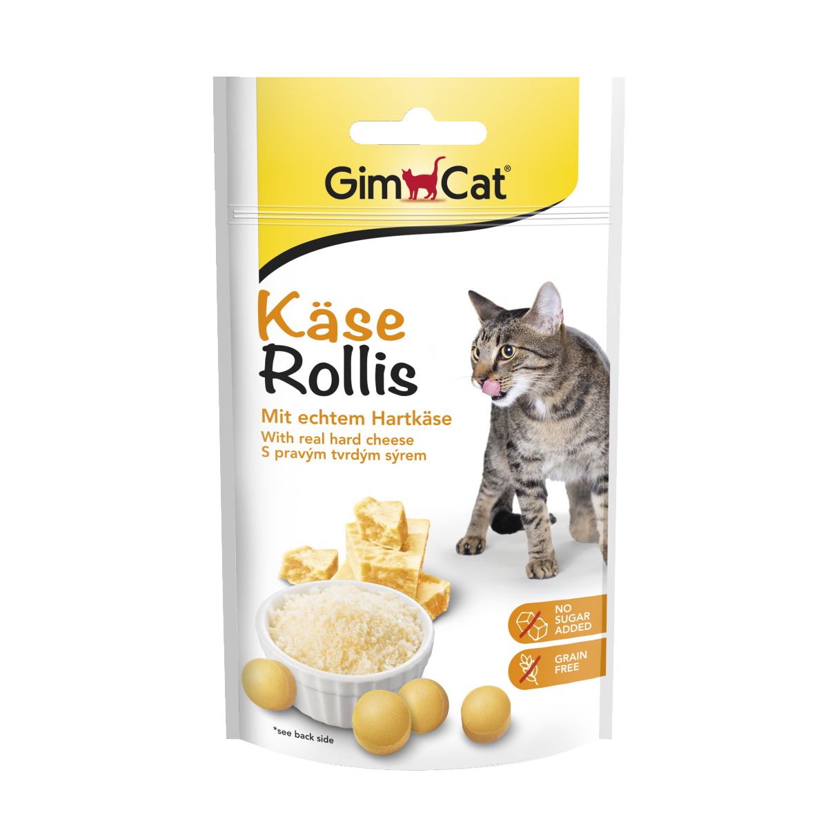 Лакомство для кошек GimCat Kase-Rollis 80 шт, 40г