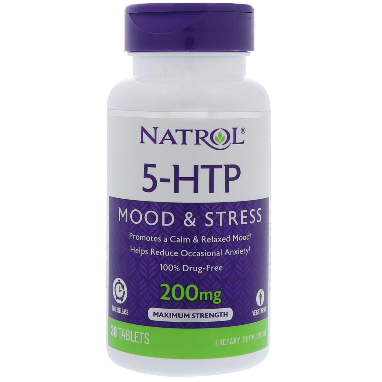 5-гидрокси L-триптофан TR Natrol замедленного высвобождения 200 мг 30 таб. (259)