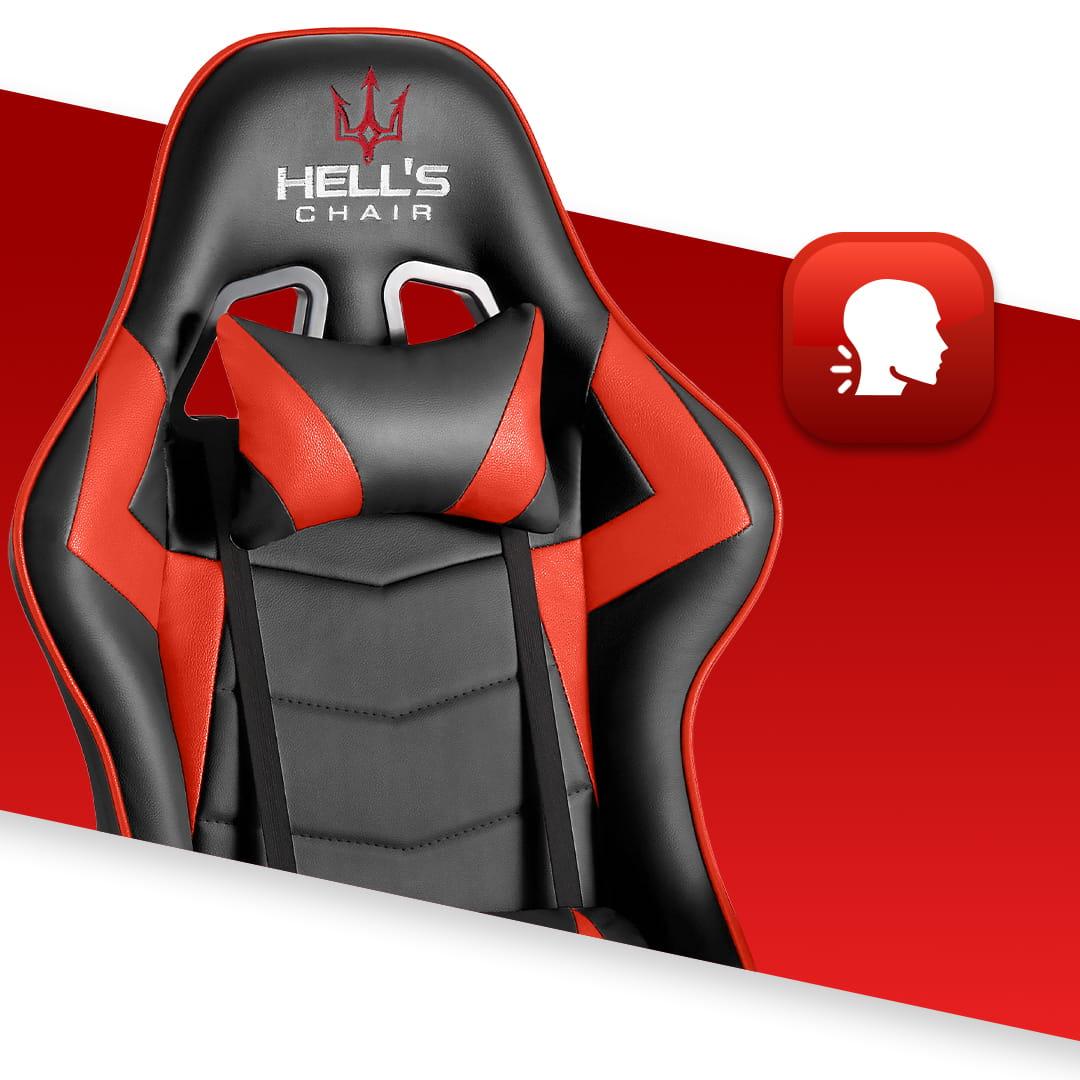 Комп'ютерне крісло Hell's HC-1007 RED