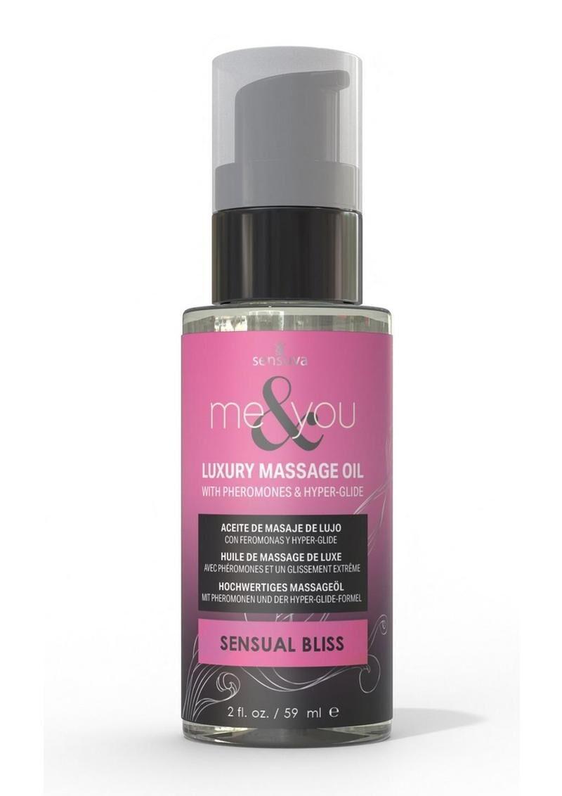 Массажное масло Sensuva Me&You Sensual Bliss Pink Grapefruit & Vanilla Bean 59 мл