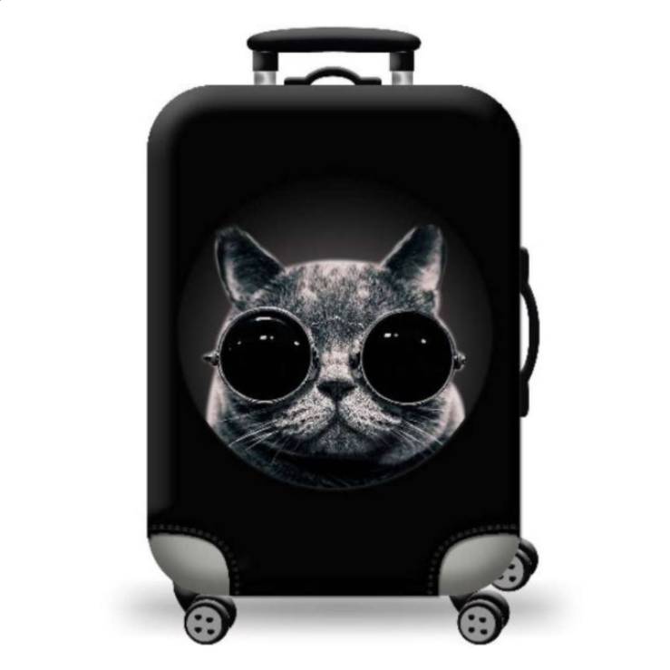 Чохол для валізки Turister модель Cat розмір S Різнобарвний (TCt_111S)