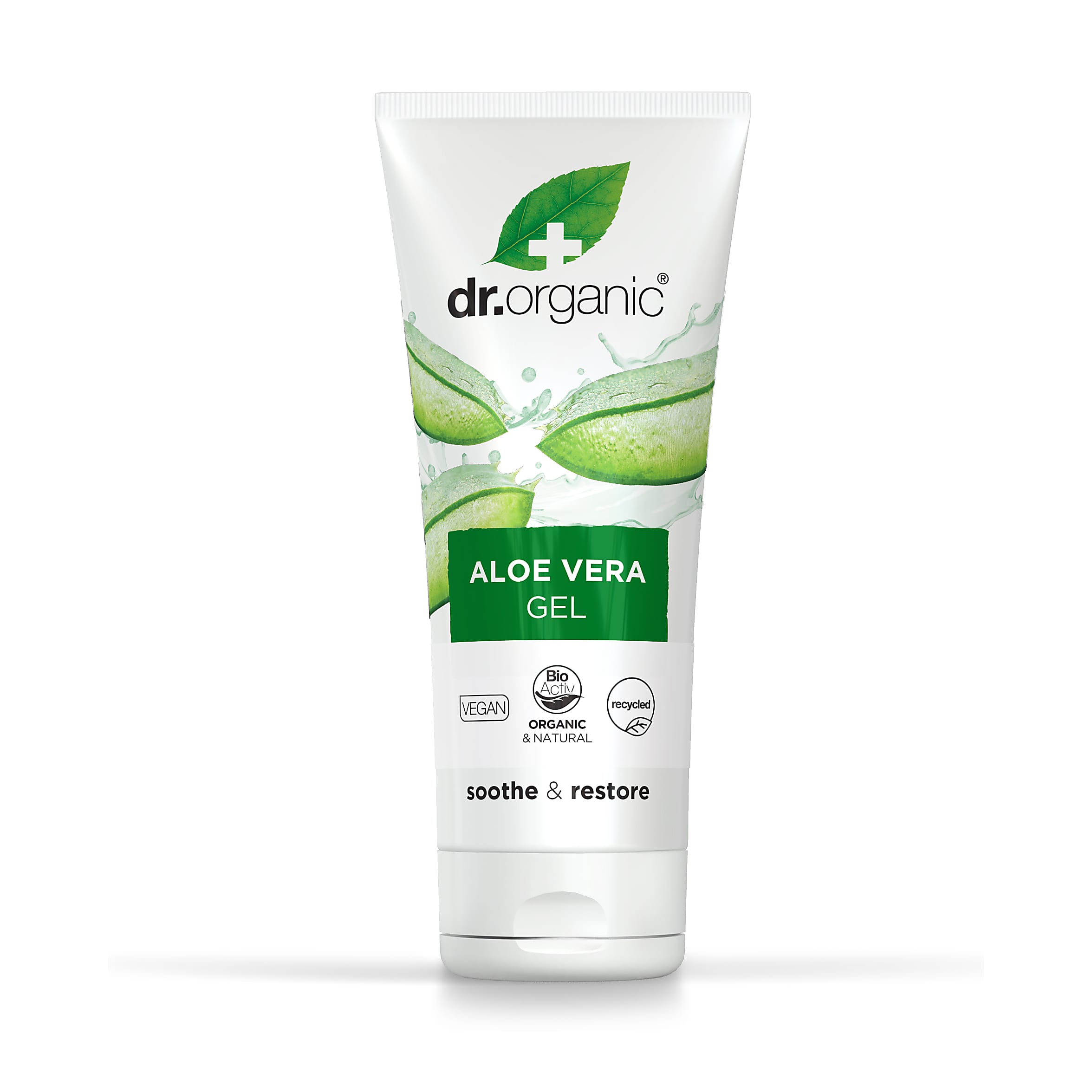 Успокаивающий и восстанавливающий гель Dr. Organic из алоэ вера 200 мл (5060176671355)