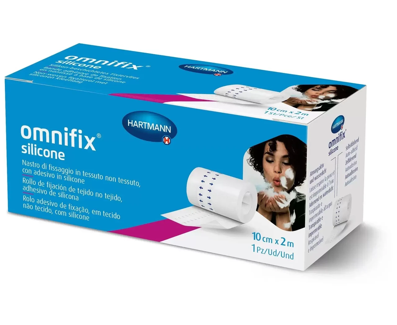 Пластырь фиксирующий силиконовый Paul Hartmann Omnifix silicone 10 см х 2 м
