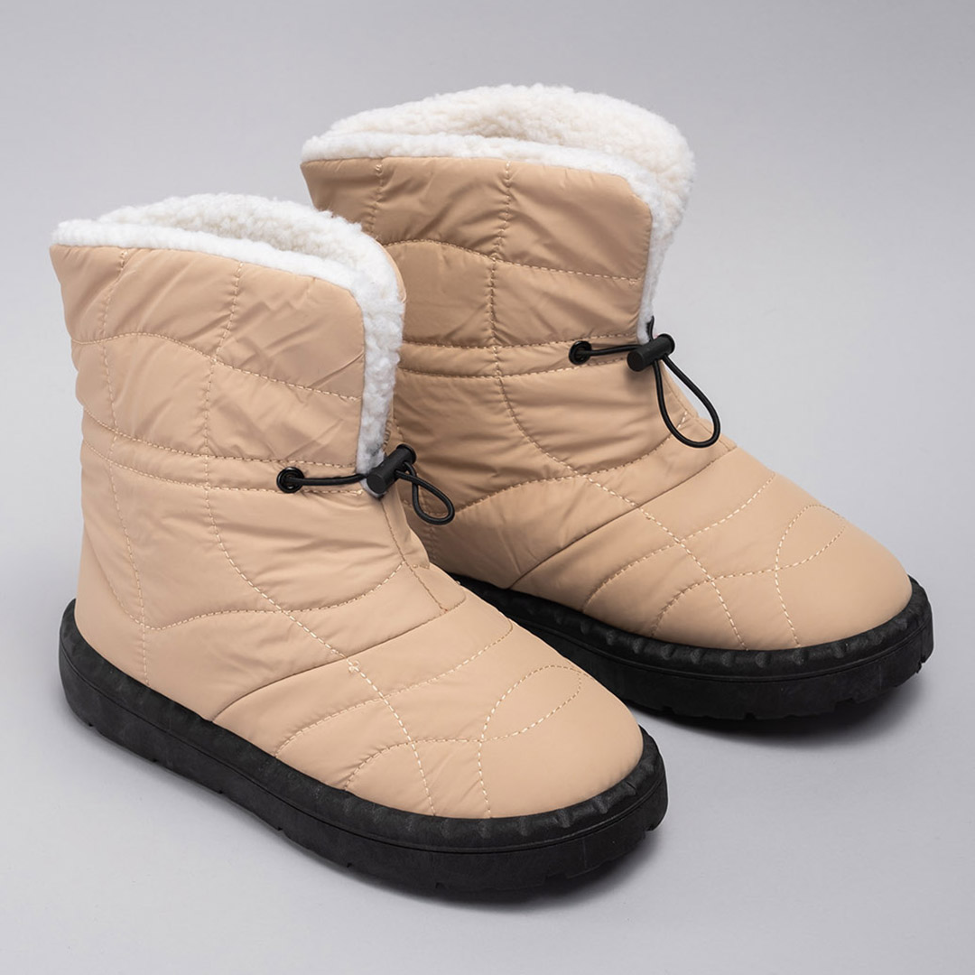 Дутыши женские 342525 р.37 (23,5) Fashion Бежевый
