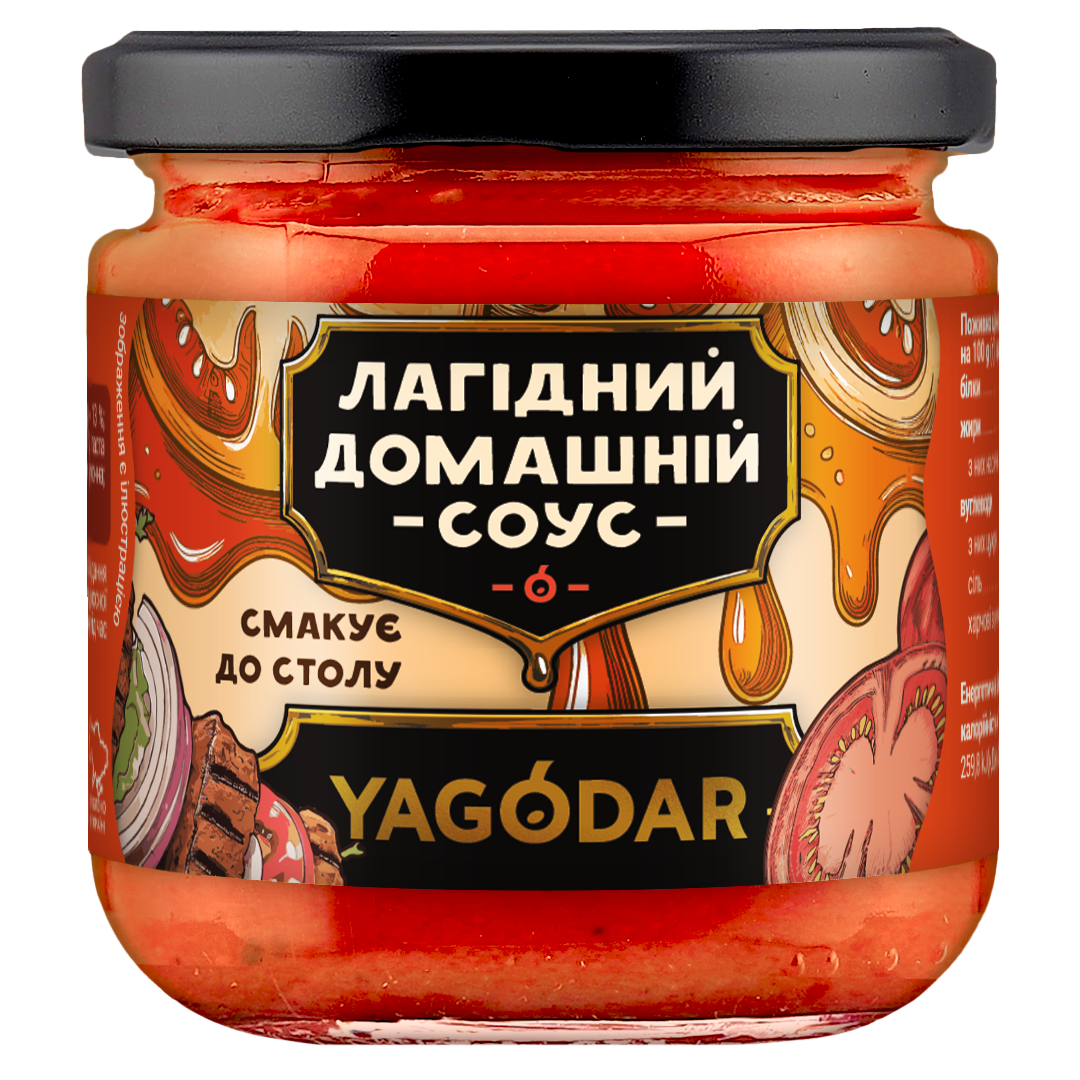 Томатный соус Универсальный YAGODAR Лагідний 200 г (2386147571)