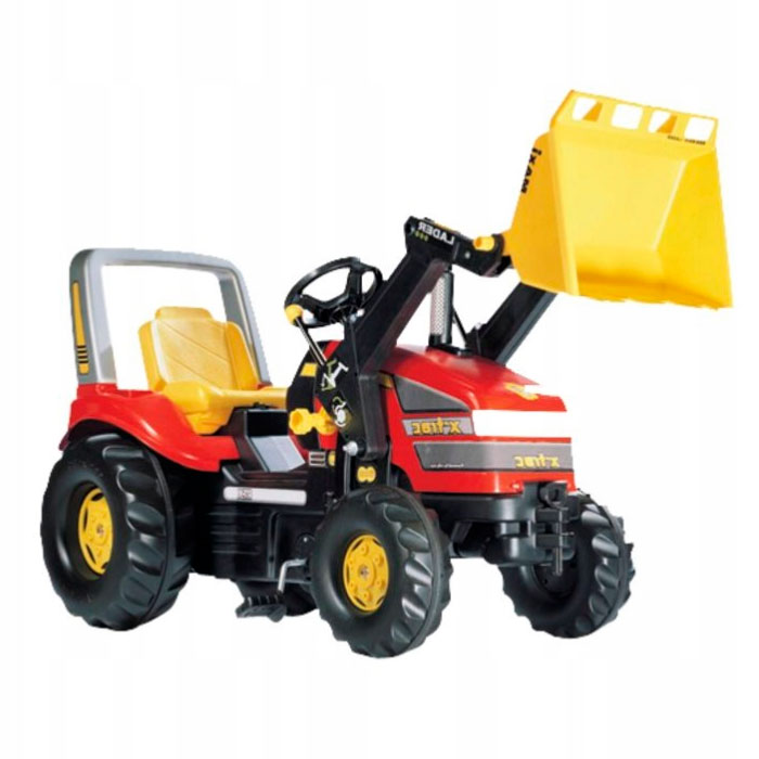 Детский педальный трактор с ковшом Rolly Toys IR29298