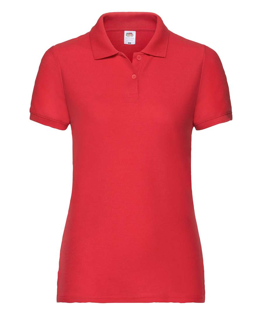 Поло Fruit of the loom 65/35 Polo Lady-Fit L Красный (63-212-0)