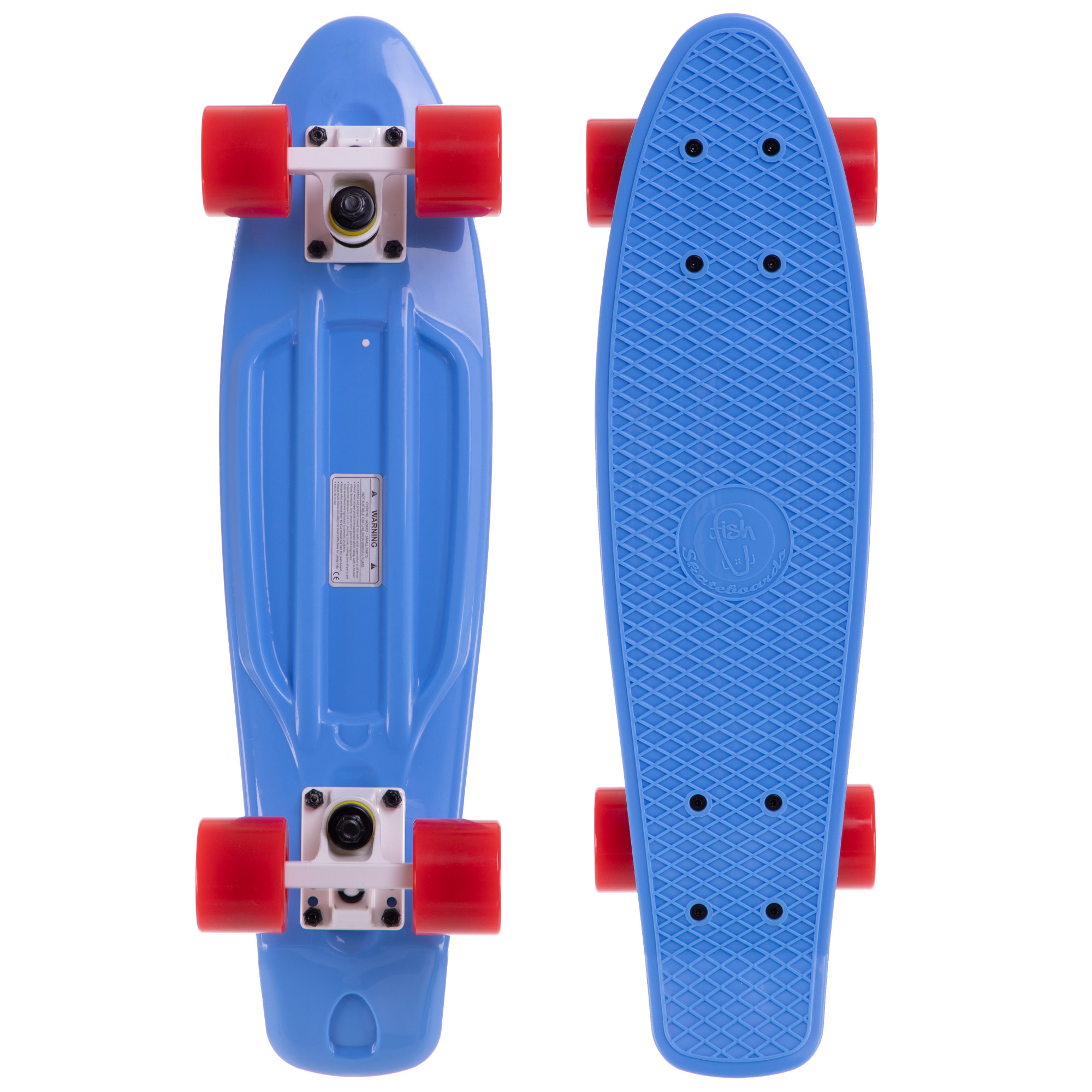 Скейтборд SP-Sport Penny Original FISH SK-401-8 22 Голубой-красный