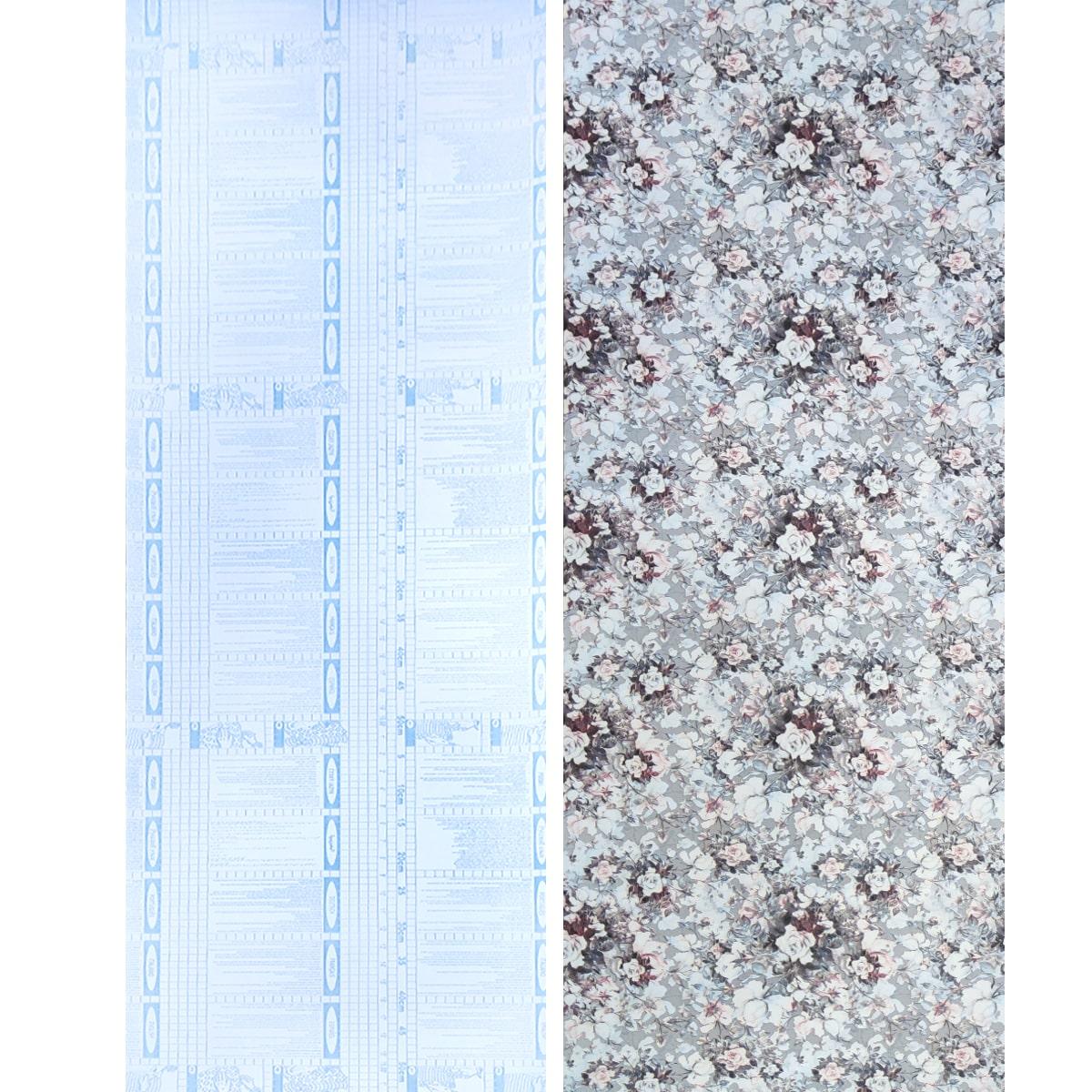Самоклеюча плівка Sticker Wall SW-00001231 Сірі троянди 0,45х10м